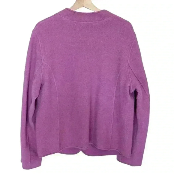Eileen Fisher Wool Doubleface Jacket | Quartz Purple | SZ XL - Picture 2 of 8